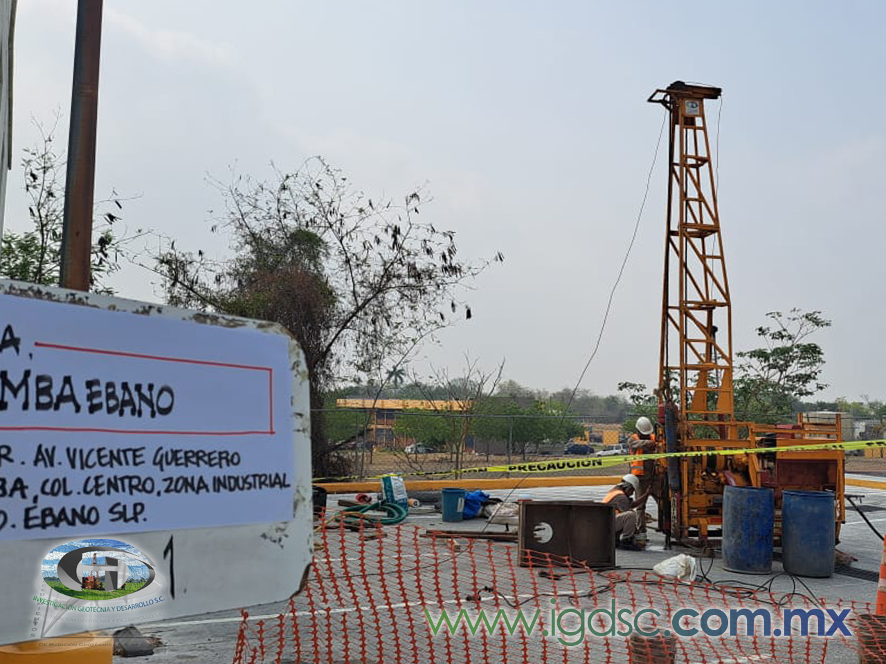 MBA EBANO SLP1 Estudio con radar de penetración terrestre